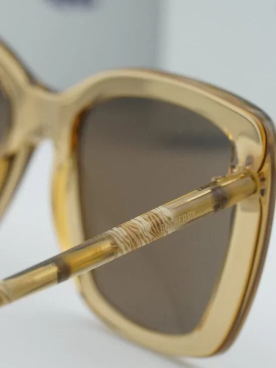 Burberry BE4456 4167/73 Square Sunglasses - Beige/Brown - Picture 7 of 9